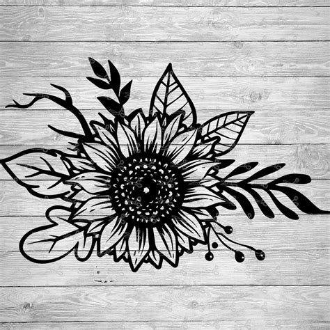 Download 820+ silhouette decal sunflower svg Cricut SVG